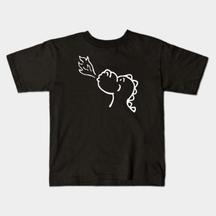 Dragon (white) Kids T-Shirt